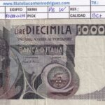 CRBX2997 BILLETE ITALIA 10000 LIRAS 1976 BC+