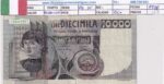 CRBX2997 BILLETE ITALIA 10000 LIRAS 1976 BC+