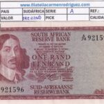 CRBX3005 BILLETE SUDAFRICA 1 RAND SERIE A EBC