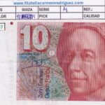 CRBX3007 BILLETE SUIZA 10 MARCOS SERIE M MBC