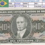 CRBX3137 BILLETE BRASIL 10 CRUZEIROS SIN CIRCULAR