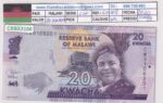 CRBX3156 BILLETE MALAWI 20 KWACHA 2020 SIN CIRCULAR