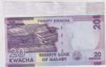 CRBX3156 BILLETE MALAWI 20 KWACHA 2020 SIN CIRCULAR - Imagen 2
