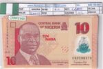 CRBX3160 BILLETE NIGERIA 10 NIARA 2018 SIN CIRCULAR