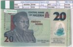 CRBX3162 BILLETE NIGERIA 20 NIARA 2022 SIN CIRCULAR