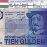 CRBX3163 BILLETE PAISES BAJOS 10 GULDEN 1968 BC+