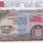 CRBX3165 BILLETE SAMOA 5 LIBRAS SIN CIRCULAR