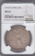 CRCAP238 MONEDA PERU SOL 1915 FG MS 62