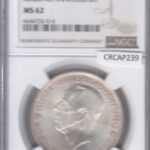 CRCAP239 MONEDA SUECIA 5 KRONER 1935 MS 62