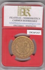 CRCAP247 MONEDA DE ORO ESPAÑA CARLOS III 4 ESCUDOS 1786 MADRID DV 13,50 GR - Imagen 2