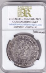 CRCAP269 MONEDA ESPAÑA CARLOS IV 8 REALES 1799 LIMA JJ PLATA - Imagen 2