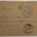CRCAR017 SOBRE DESDE LOS SANTOS (BADAJOZ) A MERIDA 1915 VER DESCRIPCION