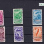 CRCOL887 SELLOS ESPAÑA COLONIA TANGER Nº CAT. 17/22 SIN CHARNELA
