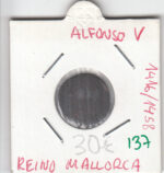 CRE0137 MONEDA  ESPAÑA ALFONSO V REINO MALLORCA