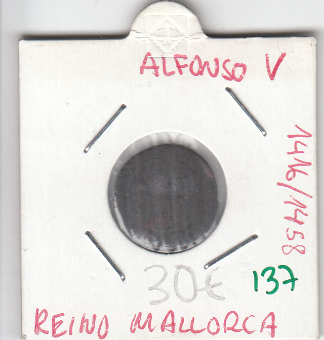 CRE0137 CRE0137 MONEDA ESPAÑA ALFONSO V REINO MALLORCA - Imagen 1