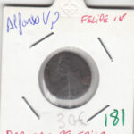 CRE0181 MONEDA  ESPAÑA FELIPE IV DOBLERS DE IBIZA