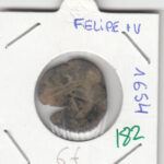 CRE0182 MONEDA  ESPAÑA FELIPE IV 1654
