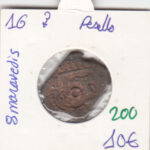 CRE0200 MONEDA  ESPAÑA RESELLO 8 MARAVEDIES