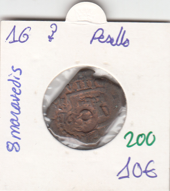 CRE0200 CRE0200 MONEDA ESPAÑA RESELLO 8 MARAVEDIES - Imagen 1