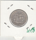 CRE0448 MONEDA  ESPAÑA ALFONSO XII PLATA 1 PESETA 1883 83 MSM - Imagen 2