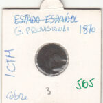 CRE0565 MONEDA  ESPAÑA GOB PROVISIONAL 1 CENTIMO 1870 MBC