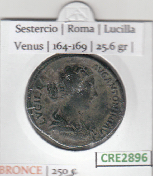 CRE2896 CRE2896 MONEDA ROMANA SESTERCIO VER DESCRIPCION EN FOTO - Imagen 1