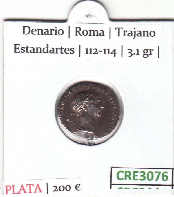 CRE3076 CRE3076 MONEDA ROMANA DENARIO VER DESCRIPCION EN FOTO - Imagen 1