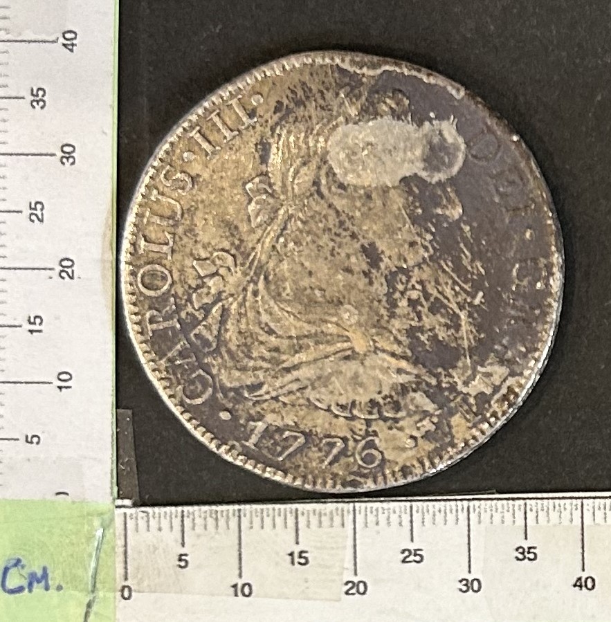CRE3129 CRE3129 MONEDA ESPAÑA CARLOS III 1776 8 REALESS MEXICO FM PLATA - Imagen 1