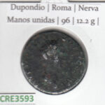 CRE3593 MONEDA ROMANA DUPONDIO BRONCE VER DESCRIPCION EN FOTO