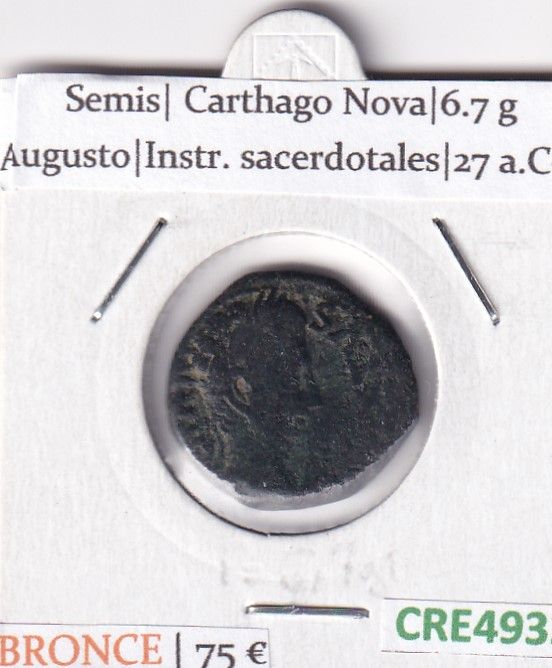 CRE4933 CRE4933 MONEDA ROMANA SEMIS CARTHAGO NOVA - Imagen 1