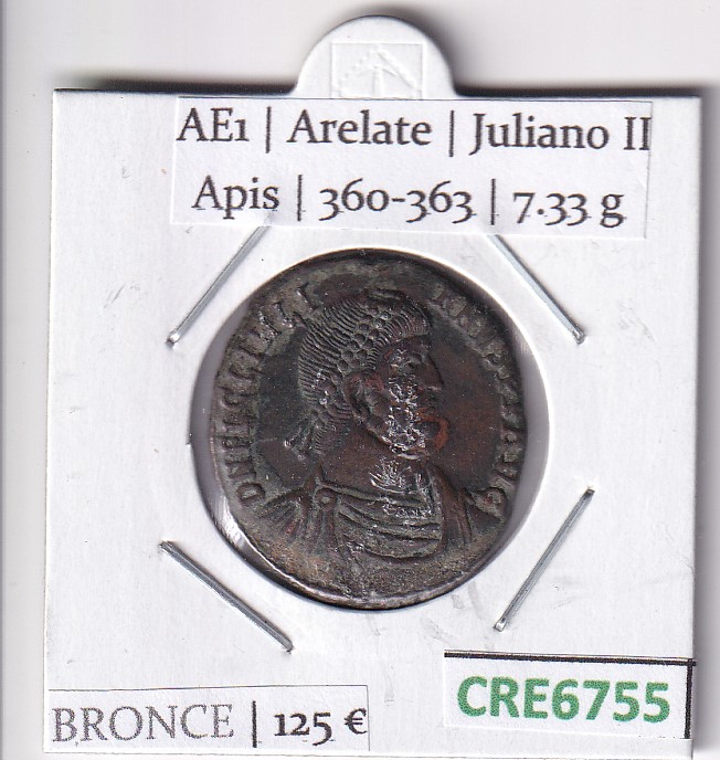 CRE6755 CRE6755 MONEDA ROMANA AE1 ARELATE VER DESCRIPCION EN FOTO - Imagen 1