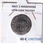 CRE7290 MONEDA ESPAÑA RRCC 2 MARAVEDIS 1474-1504 TOLEDO