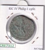 CRE7312 MONEDA ROMANA SESTERCIO ROMA FILIPO II FILIPO II 244-246 - Imagen 2