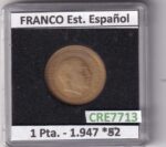 CRE7713 MONEDA ESPAÑA ESTADO ESPAÑOL 1 PESETA 1947 *-2