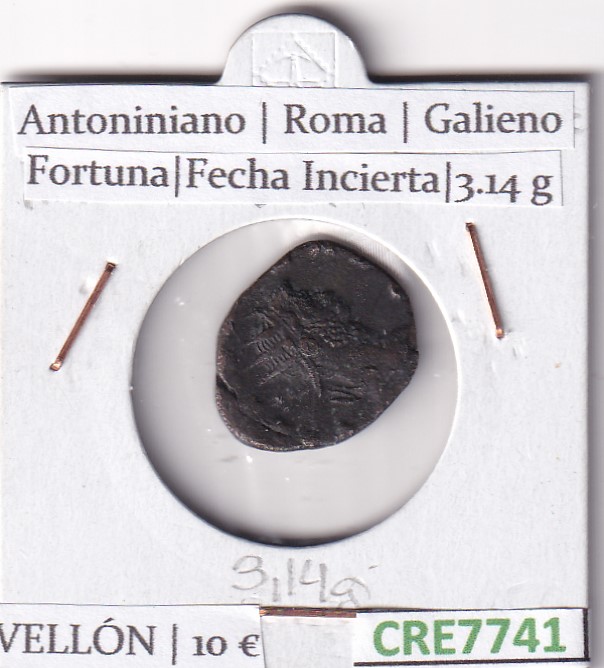 CRE7741 CRE7741 MONEDA ROMANA ANTONINIANO ROMA GALIENO FORTUNA FECHA INCIERTA - Imagen 1