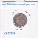 CRE7838 MONEDA ESPAÑA ALFONSO XII 10 CENTIMOS FILIPINAS 1885 *85 PLATA - Imagen 2