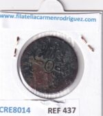 CRE8014 MONEDA ESPAÑA ISABEL II 8 MARAVEDIS 1843 JUBIA - Imagen 2