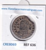 CRE8069 MONEDA ESPAÑA FELIPE IV 8 MARAVEDIS 1663 GRANADA - Imagen 2