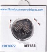 CRE8072 MONEDA ESPAÑA CARLOS II 4 MARAVEDIS 1699 RESELLOS - Imagen 2