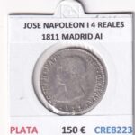 CRE8223 MONEDA ESPAÑA JOSE NAPOLEON I 4 REALES 1811 MADRID AI PLATA