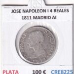 CRE8225 MONEDA ESPAÑA JOSE NAPOLEON I 4 REALES 1811 MADRID AI PLATA