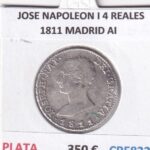 CRE8227 MONEDA ESPAÑA JOSE NAPOLEON I 4 REALES 1811 MADRID AI PLATA