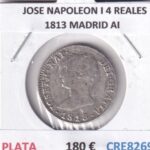 CRE8269 MONEDA ESPAÑA JOSE NAPOLEON I 4 REALES 1813 MADRID AI PLATA