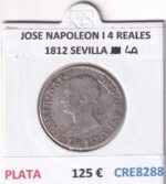 CRE8288 MONEDA ESPAÑA JOSE NAPOLEON I 4 REALES 1812 SEVILLA LA PLATA