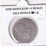 CRE8305 MONEDA ESPAÑA JOSE NAPOLEON I 4 REALES 1812 SEVILLA LA PLATA