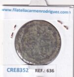 CRE8352 MONEDA ESPAÑA FERNANDO VII 1831  8 MARAVEDIS JUBIA - Imagen 2