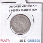CRE8399 MONEDA ESPAÑA ALFONSO XIII 1899 *-*- MADRID SGV PLATA