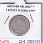 CRE8406 MONEDA ESPAÑA ALFONSO XIII 1902*-*- MADRID SMV PLATA