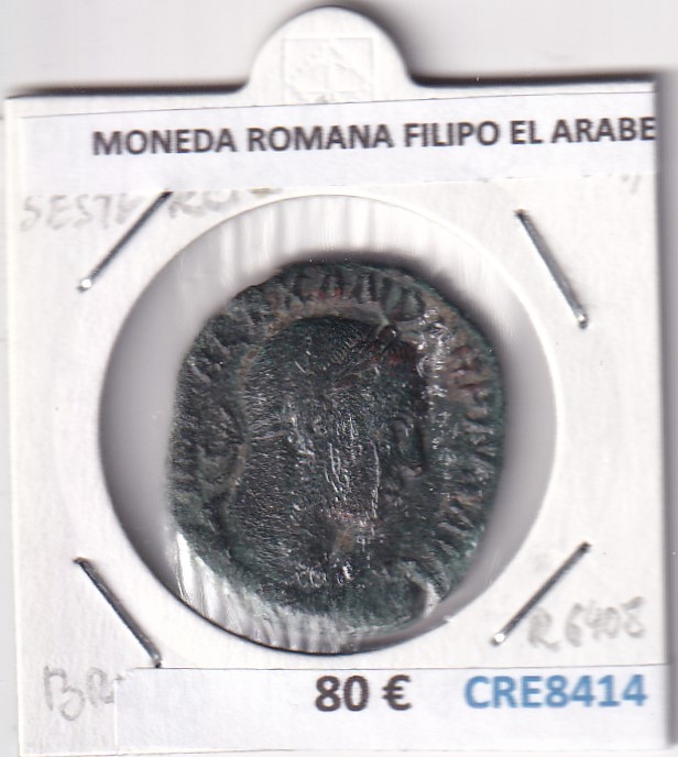 CRE8414 CRE8414 MONEDA ROMANA FILIPO EL ARABE SESTERCIO (244-249) BRONCE - Imagen 1