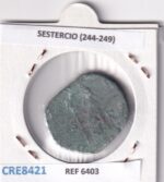 CRE8421 MONEDA ROMANA FILIPO EL ARABE SESTERCIO (244-249) BRONCE - Imagen 2